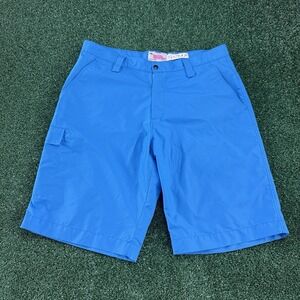 J. Lindeberg Shorts Men's Future Sports Golf Size 34 Blue